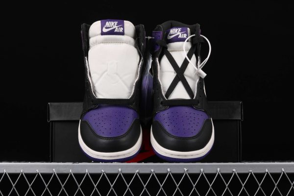 New Arrival AJ1 High 575441-501 Court Purple