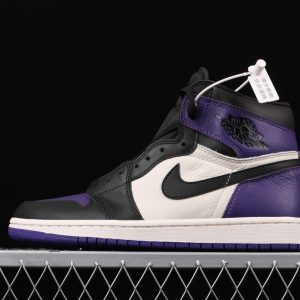 New Arrival AJ1 High 029 – 555088-501 Court Purple