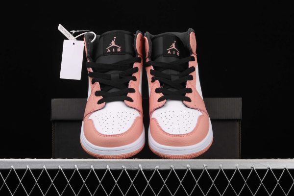 New Arrival AJ1 Mid 555112-603 Pink Quartz