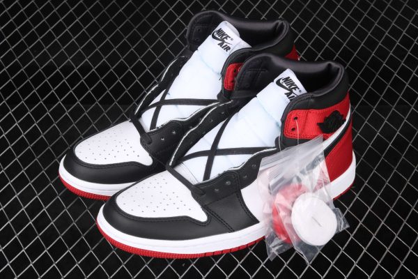 New Arrival AJ1 High CD0461-016 Satin WMNS “Black Toe”