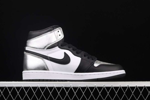 New Arrival AJ1 High CD0461-001 Silver Toe