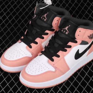 New Arrival AJ1 Mid 555112 603 Pink Quartz