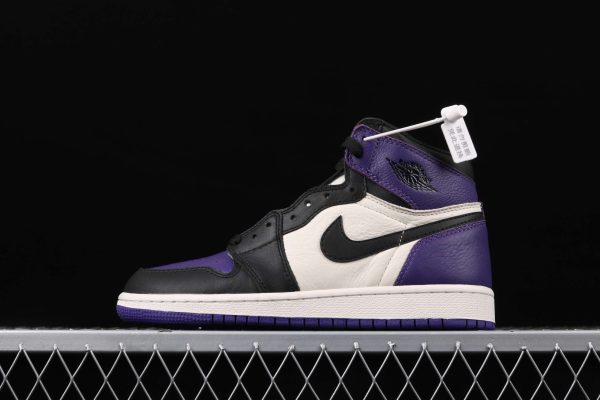 New Arrival AJ1 High 575441-501 Court Purple