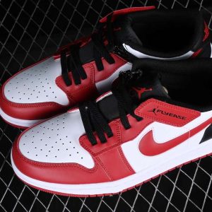 New Arrival AJ1 Low FlyEase Gym Red DM1206-163