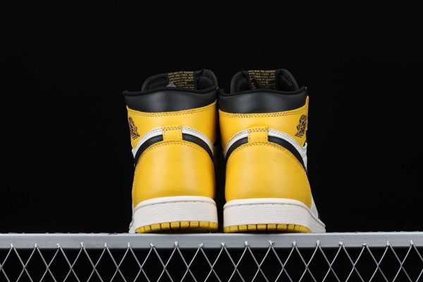 New Arrival AJ1 High 052-AR1020-700 Yellow Toe