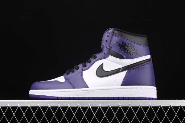 New Arrival AJ1 High 042 -555088-500 Court Purple