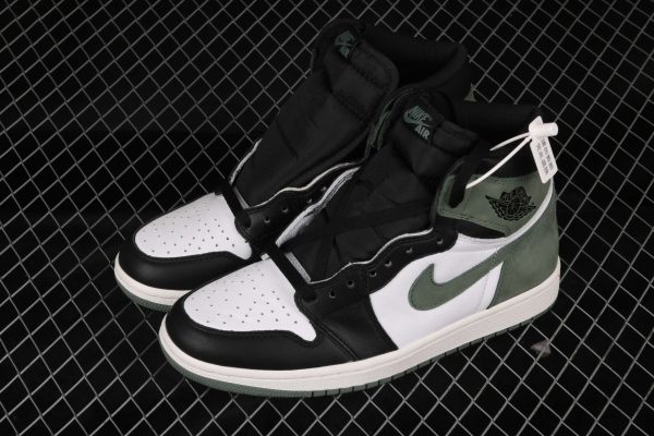 New Arrival AJ1 High 022 – 555088-135 Clay Green