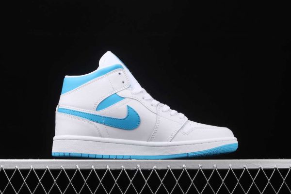 New Arrival AJ1 Mid BQ6472-114 Carolina Blue