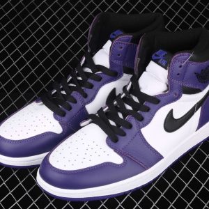 New Arrival AJ1 High 042 -555088-500 Court Purple