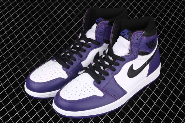 New Arrival AJ1 High 042 -555088-500 Court Purple