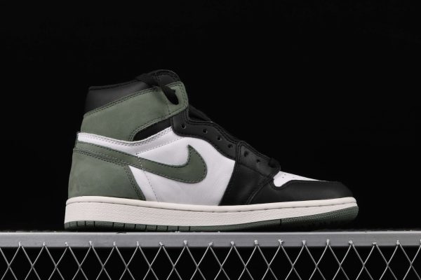 New Arrival AJ1 High 022 – 555088-135 Clay Green