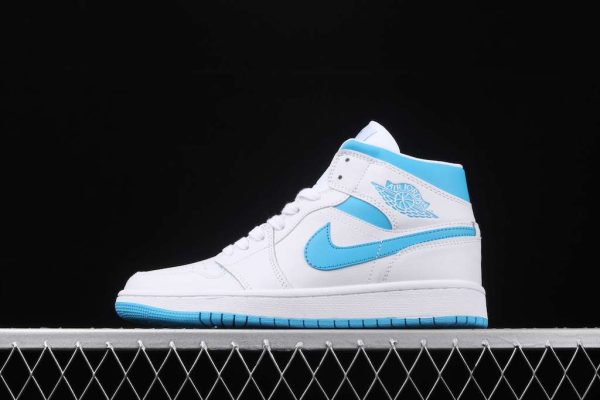 New Arrival AJ1 Mid BQ6472-114 Carolina Blue