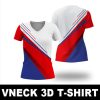 Vneck 3D T-Shirt