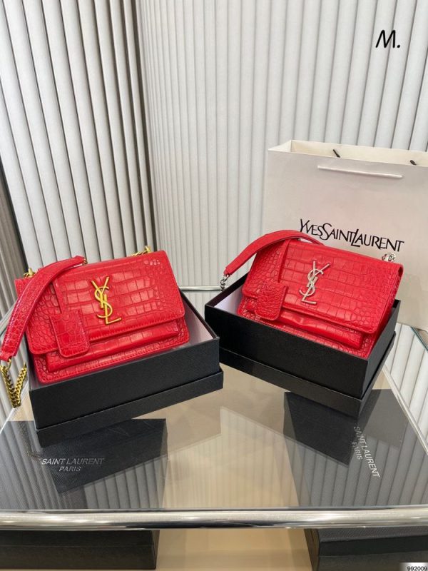 New Arrival Bag Y3154 – Y3154-22x15cm, Red-Gold Logo