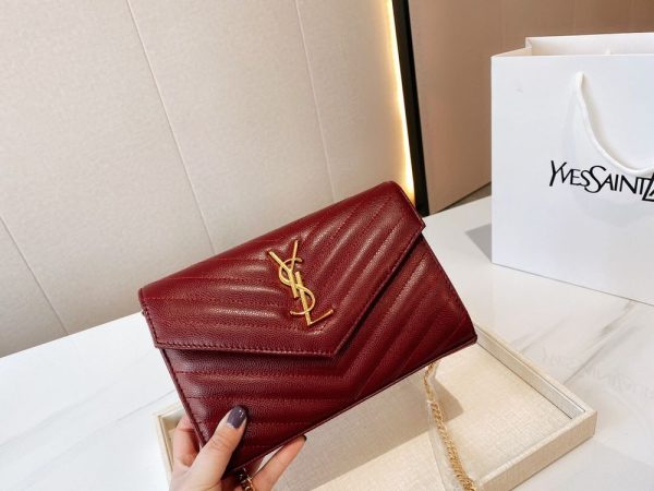 New Arrival Bag Y3035 – Y3035-23x16cm, Dark Red