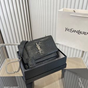 New Arrival Bag Y3154 – Y3154-22x15cm, Black-Silver Logo